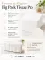 Бумажные салфетки Big Pack Tissue Pro, белые, 1-слойные, 24×24 см